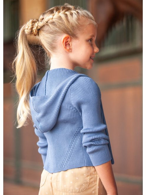 Mini lány pulóver,kék.