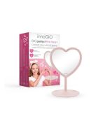 InniGIO GIOperfekt Pink HEART tükör LED világítással